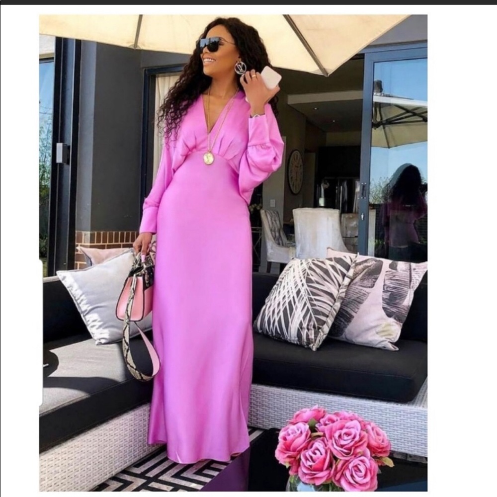 SATIN DRESS